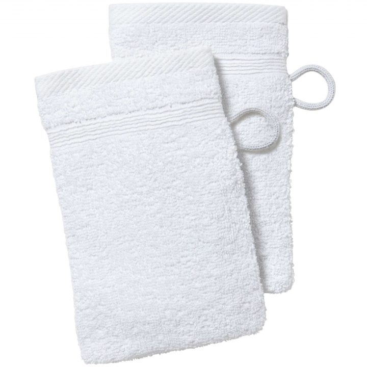Lot De 2 Gants De Toilette Null – Blanc – Kiabi – 2,00€ encequiconcerne Gand De Toiltte A Usage Unique