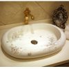 Luxury Increase Oval Europe Handmade Lavabo Ceramic destiné Hand Toilette Lavabo