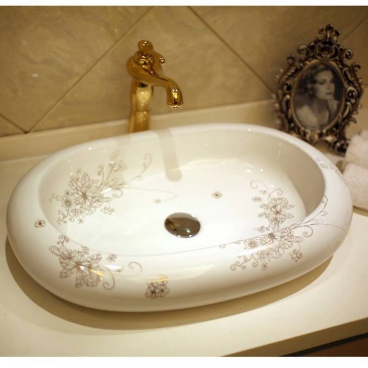Luxury Increase Oval Europe Handmade Lavabo Ceramic destiné Hand Toilette Lavabo