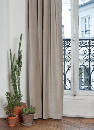 Lyric Rideau En Velours - Beige intérieur Rideau En Velour Lyric Paon Lyric Rideau En Velours - Beige intérieur Rideau En Velour Lyric Paon