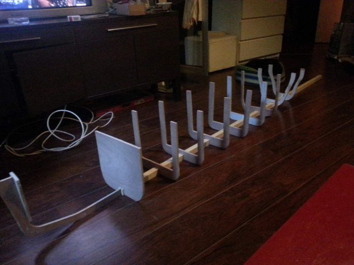 Maquette Titanic 1/100 1Er Partis Réalisation Du Titanic intérieur Tasseau 30X30