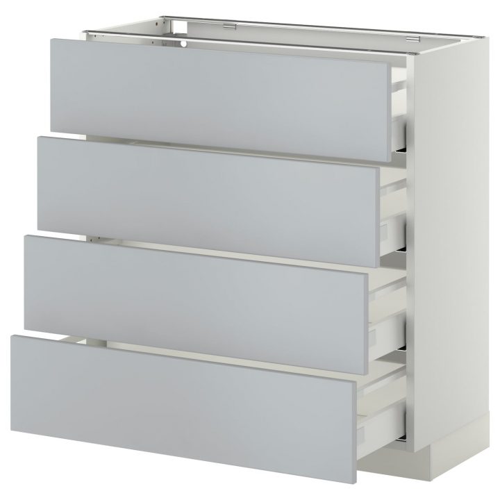 Metod / Maximera Élt Bas 4 Faces/4 Tiroirs, Blanc intérieur Meuble Cuisine 15 Cm Ikea Metod / Maximera Élt Bas 4 Faces/4 Tiroirs, Blanc intérieur Meuble Cuisine 15 Cm Ikea