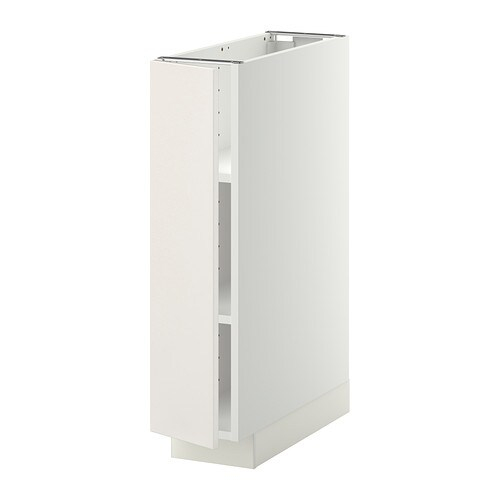 Metod Onderkast Met Planken – Wit, Veddinge Wit, 20X60 Cm intérieur Ikea Profondeur 20 Cm