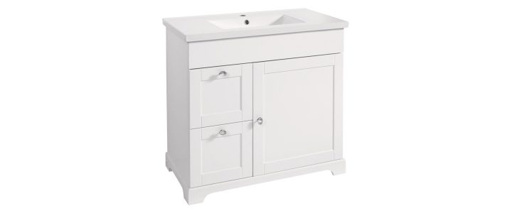 Meuble Charme Blanc 90 Cm – Brico Dépôt pour Brico Depot Meuble 100 Cm