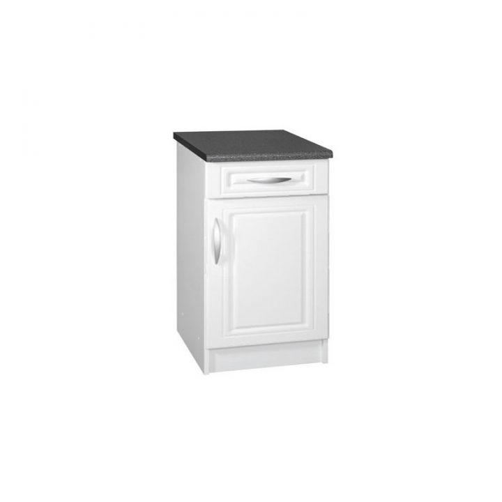 Meuble Cuisine Bas 1 Porte 1 Tiroir 50Cm Blanc Dina tout Meuble De Cuisine Largeur 50Cm Ikea Meuble Cuisine Bas 1 Porte 1 Tiroir 50Cm Blanc Dina tout Meuble De Cuisine Largeur 50Cm Ikea