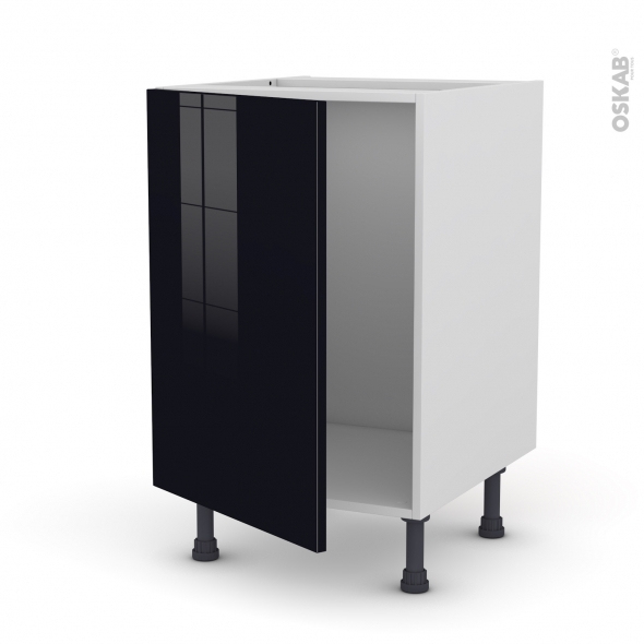 Meuble De Cuisine Sous Évier Keria Noir 1 Porte L50 X H70 avec Meuble De Cuisine Largeur 50Cm Ikea Meuble De Cuisine Sous Évier Keria Noir 1 Porte L50 X H70 avec Meuble De Cuisine Largeur 50Cm Ikea