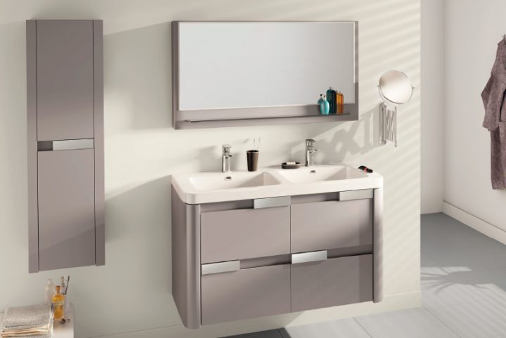 Meuble Double Vasque 100 Cm Brico Depot encequiconcerne Brico Depot Meuble 100 Cm