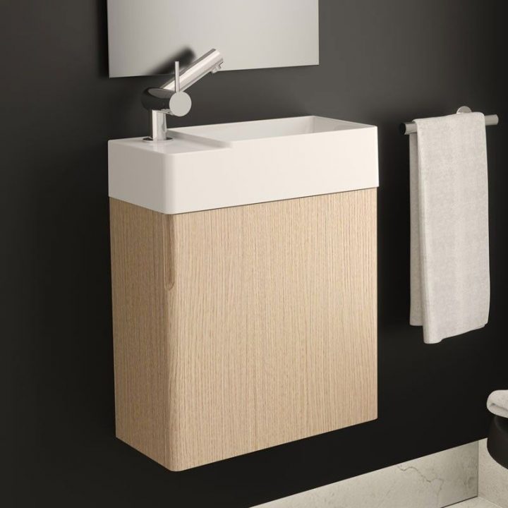 Meuble Lave-Main Gain De Place 40X20 Cm, Lavabo Composite avec Combine Reservoir Lave-Mains Meuble Lave-Main Gain De Place 40X20 Cm, Lavabo Composite avec Combine Reservoir Lave-Mains