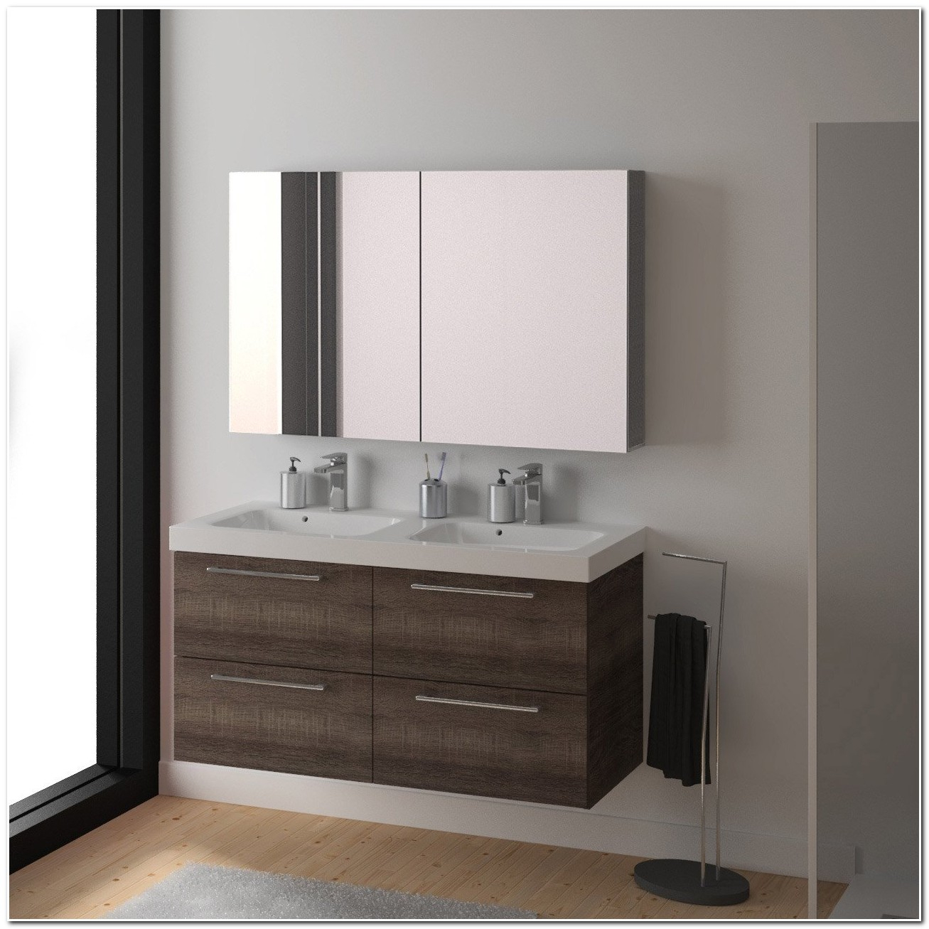 Meuble Salle De Bain 90 Cm Leroy Merlin - Meuble : Idées serapportantà Meuble Leroy Merlin Serapportanta