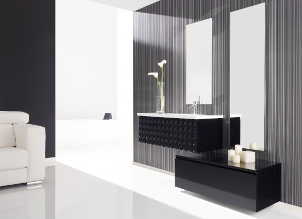 Meuble Salle De Bain Naxani – Mobilier Style Contemporain avec Bricolage Salle De Bain Cest Pas Meuble Marpue