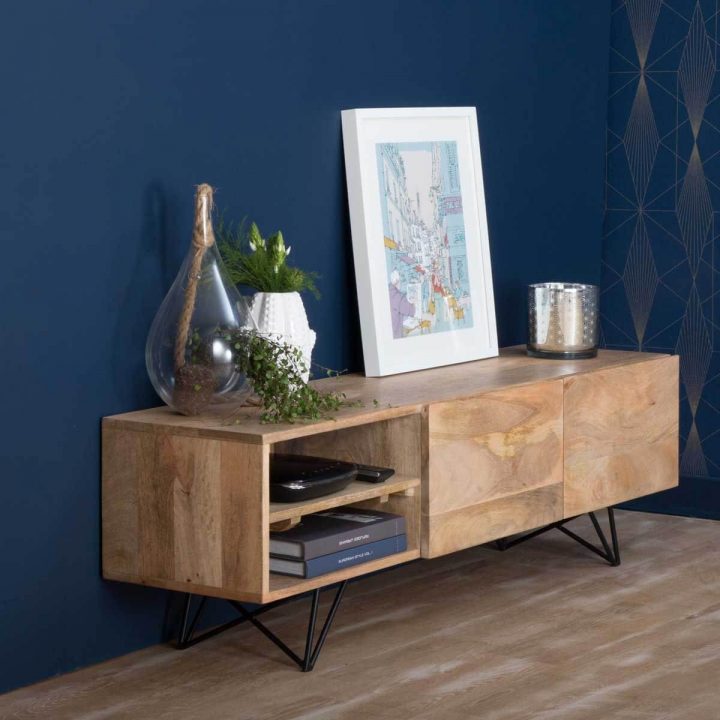 Meuble Télé Scandinave En Bois Massif – Made In Meubles à Le Bon Coin Meubles Et Vous