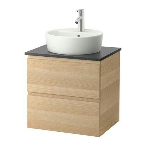 Mueble, Encimera Y Lavabo 189€ Ikea | Trendy Bathroom avec Hemenes Lavabo Gris
