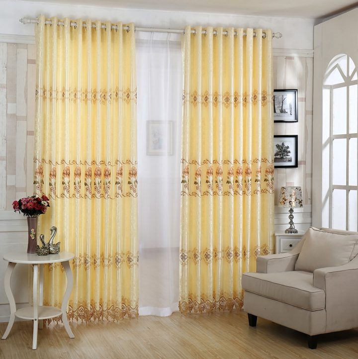 New Rural Curtains For Living Room Bedroom Fabric Cloth avec Rideau Salon Wish