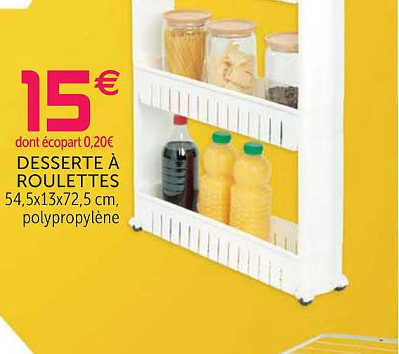 Offre Desserte À Roulettes Chez Gifi destiné La Foir&#039;Fouille Deserte