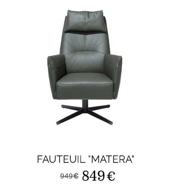Offre Fauteuil "Matera" Chez Xooon serapportantà Bouchara Fauteuils Offre Fauteuil "Matera" Chez Xooon serapportantà Bouchara Fauteuils