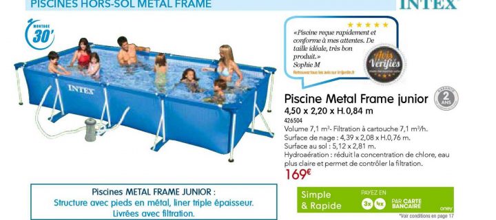 Offre Piscine Métal Frame Junior 4.50 X 2.20 X H. 0.84 à Super Crack Aldi Hamac De Radiateur Offre Piscine Métal Frame Junior 4.50 X 2.20 X H. 0.84 à Super Crack Aldi Hamac De Radiateur
