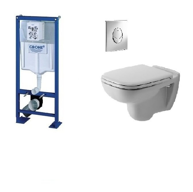 Pack Complet Wc Suspendu Bati Grohe Sl Autoportant concernant Gabarit De Percage Pour Bati Suspendu Grohe Sl