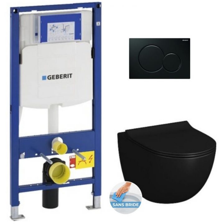 Pack Wc Bâti-Support Extra-Plat + Cuvette Sat Sans Bride intérieur Bati Wc Slim Pack Wc Bâti-Support Extra-Plat + Cuvette Sat Sans Bride intérieur Bati Wc Slim