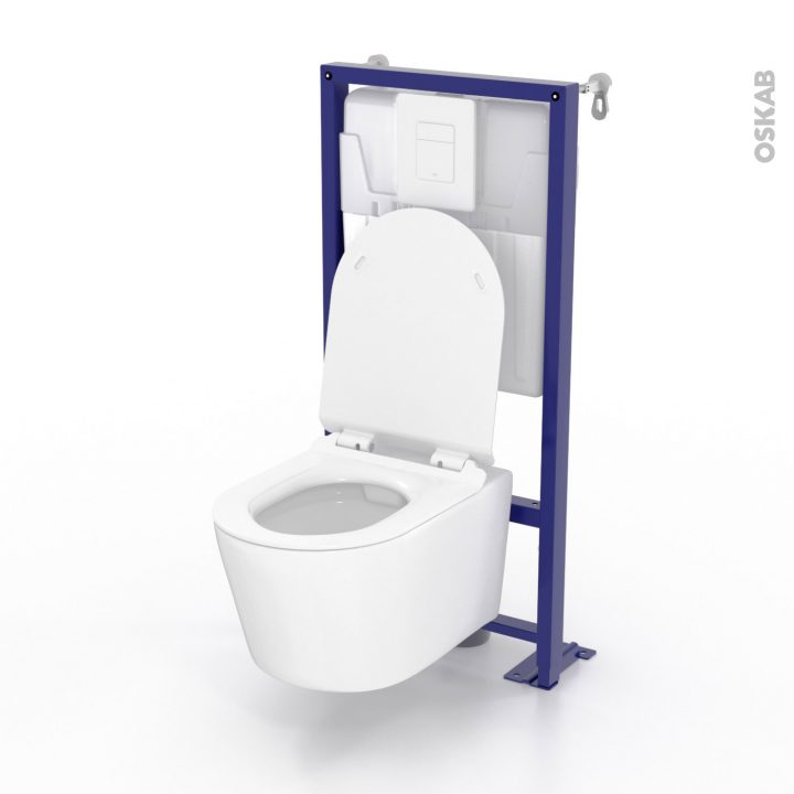 Pack Wc Suspendu Bâti Universel Rapid Sl Grohe Cuvette intérieur Gabarit De Percage Pour Bati Suspendu Grohe Sl