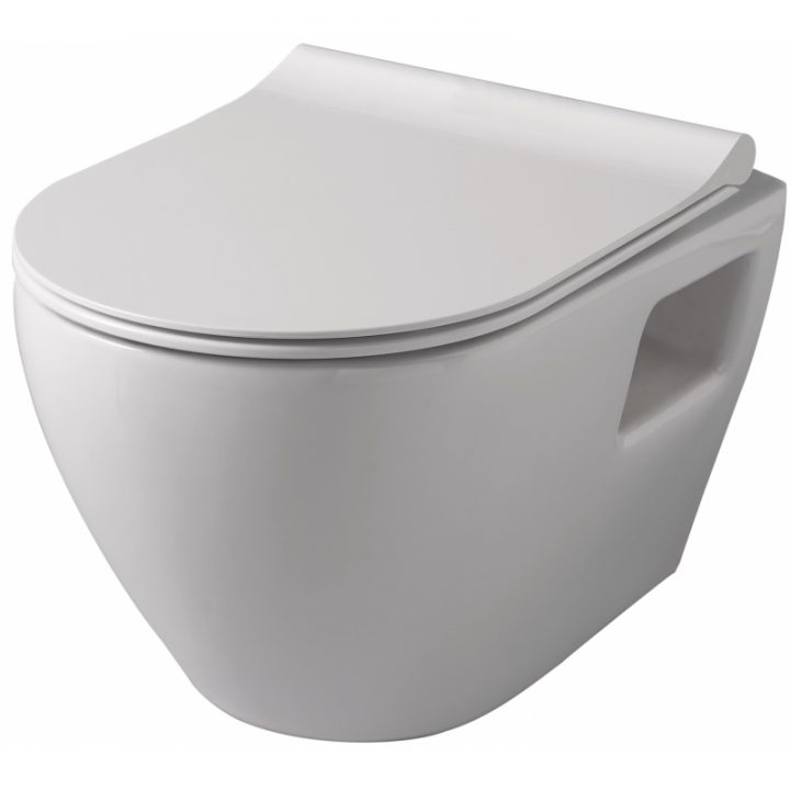 Pack Wc Suspendu Mural En Verre Noir + Cuvette Suspendue avec Cuvette Toilette Suspendu Noir Oeuf