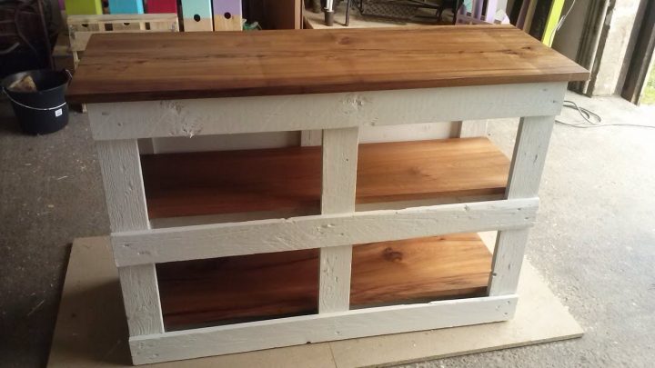 Pallet Kitchen Furniture / Meuble De Cuisine En Palette dedans Fabriquer Des Meubles En Bois