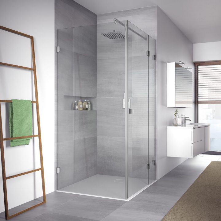 Paroi De Douche Battante – Scandic Soft Q203 – Riho – D dedans Porte De Douche De Type Accordeon