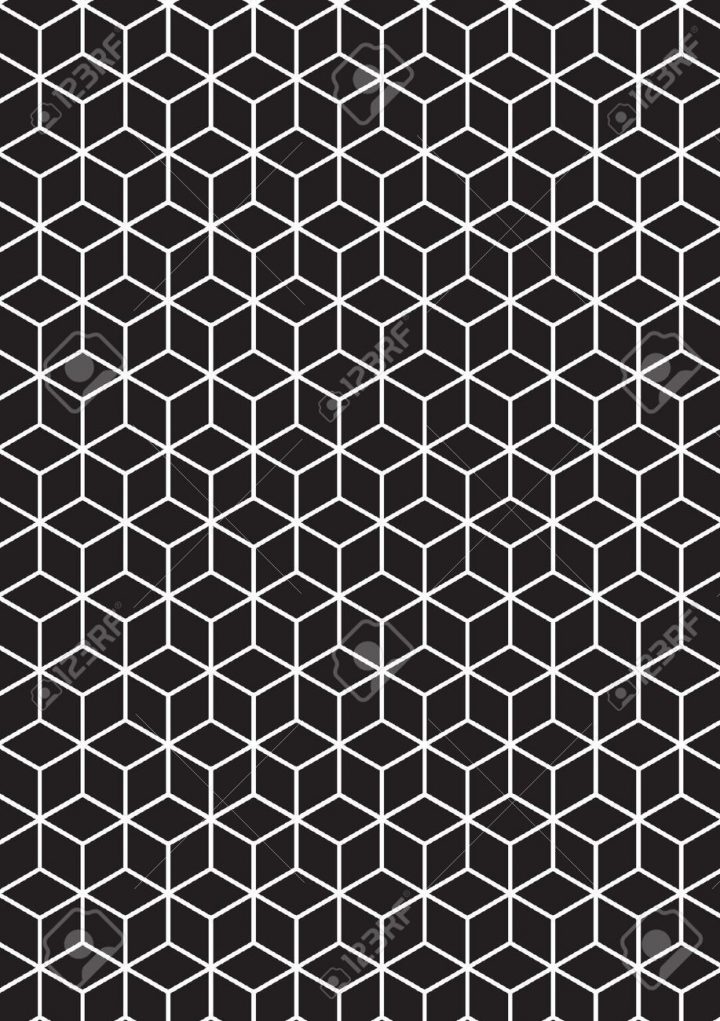 Pin On Ideas concernant Rideau Motif Cube 3D