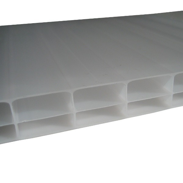 Plaque Polycarbonate Alvéolaire Opale – 16 Mm – 0,98 M X 3 encequiconcerne Profilesvissables Pour Plaques Polycarbonate