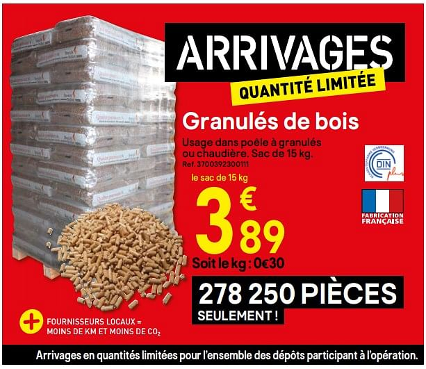 Promotion Brico Depot: Granulés De Bois – Produit Maison pour Chalet Bois Brico Depot Promotion Brico Depot: Granulés De Bois – Produit Maison pour Chalet Bois Brico Depot