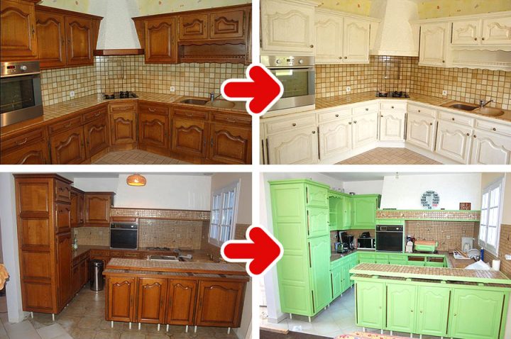 peindre facade meuble cuisine