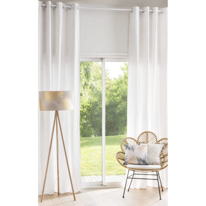 Rideau À Œillets En Velours Écru À L'Unité 140X300 Venezia serapportantà Maison Du Monde Rideaulin Rideau À Œillets En Velours Écru À L'Unité 140X300 Venezia serapportantà Maison Du Monde Rideaulin