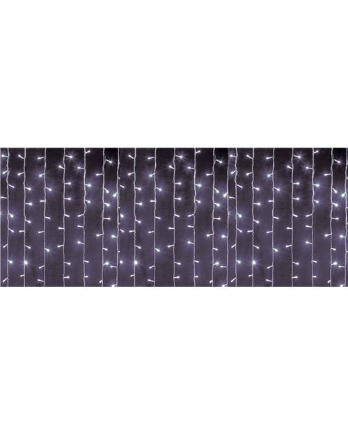 Rideau Lumineux 1 M X 1 M20 (120 Led Blancs) – Willemse dedans Rideau Lumineux A Pile Gifi Catalogue