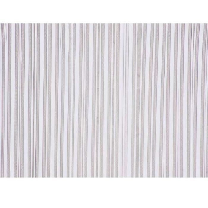 Rideaux Portière À Lanières Luxe Blanc - Rideaux Portière concernant Portiere Chenille