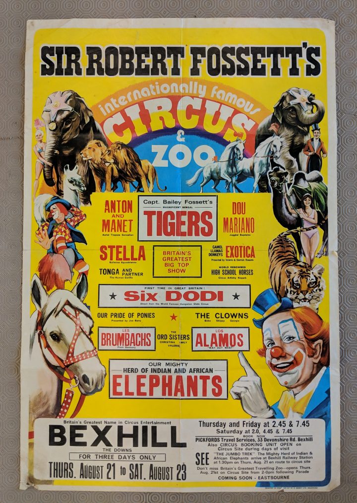 Robert Fossett Original Circus Poster dedans Poster