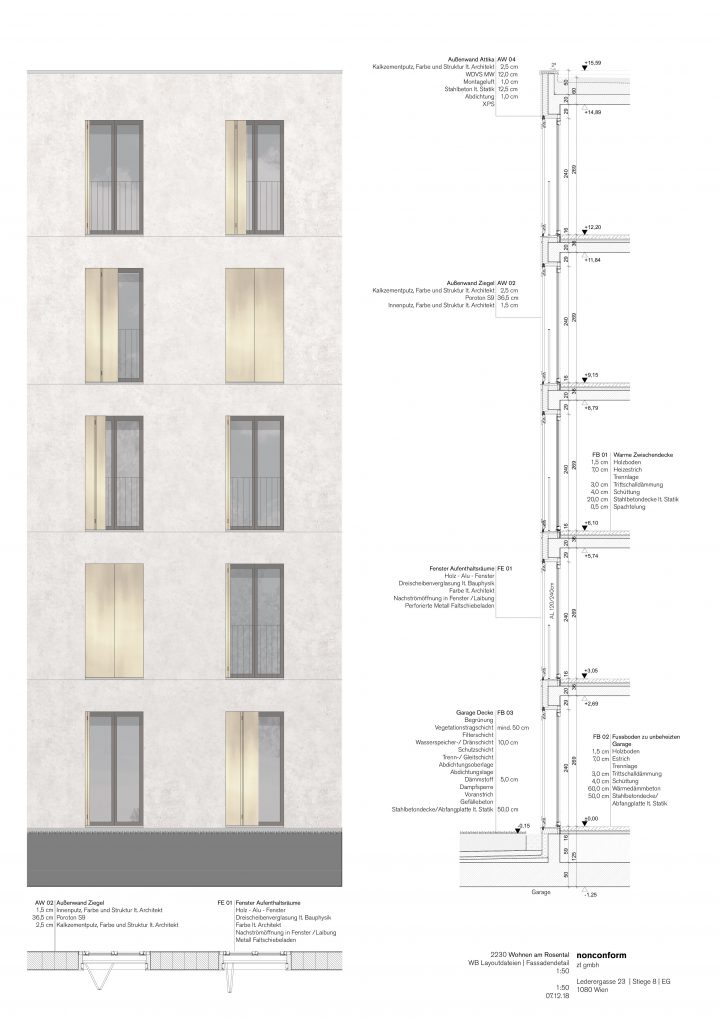 Rosental | Architecture Design Concept, Architecture serapportantà Fassaden Details Senkrechte Fassade Photovoltaik Dwg