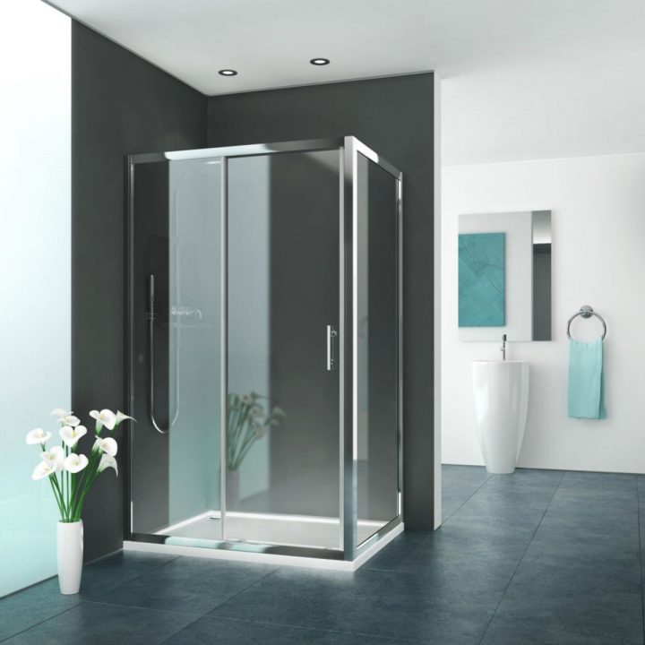 Roth – Porte De Douche Coulissante Grande Largeur 2 tout Porte De Douche Zilia