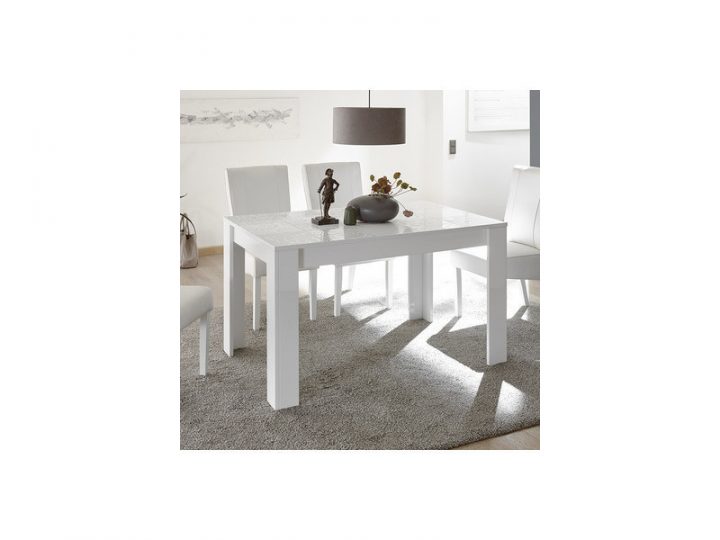 Salle À Manger Design Buffet 241 Cm Blanc Laqué Elma tout Conforama Salle A Manger Atlanta