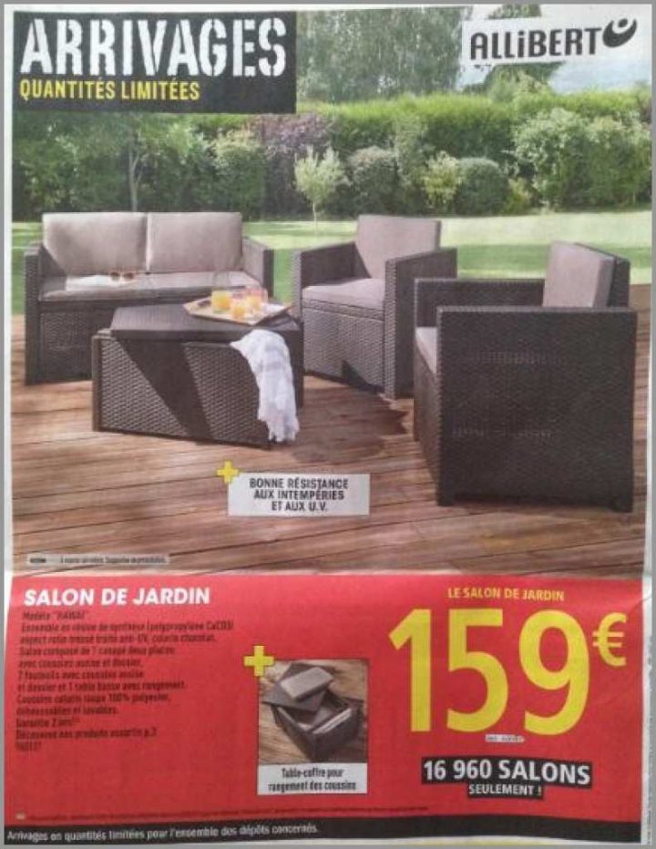 Salon De Jardin Allibert California Brico Depot – Châlet serapportantà E De Coffrage Brico Depot