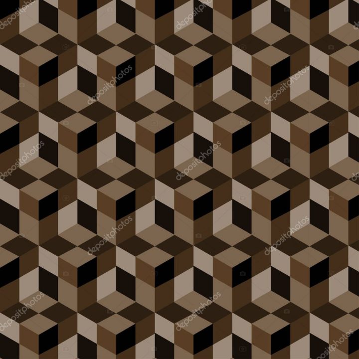 Seamless Abstract Cube Pattern Colorful Design Geometric concernant Rideau Motif Cube 3D