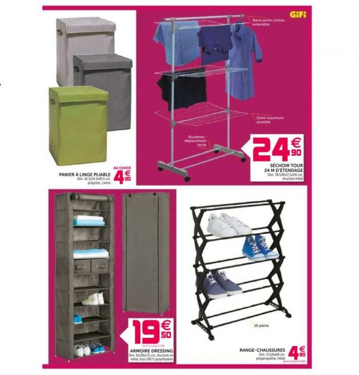 Sechoir A Linge Gifi Beau Image 30Meilleur De Meuble A encequiconcerne Range Chaussures Gifi