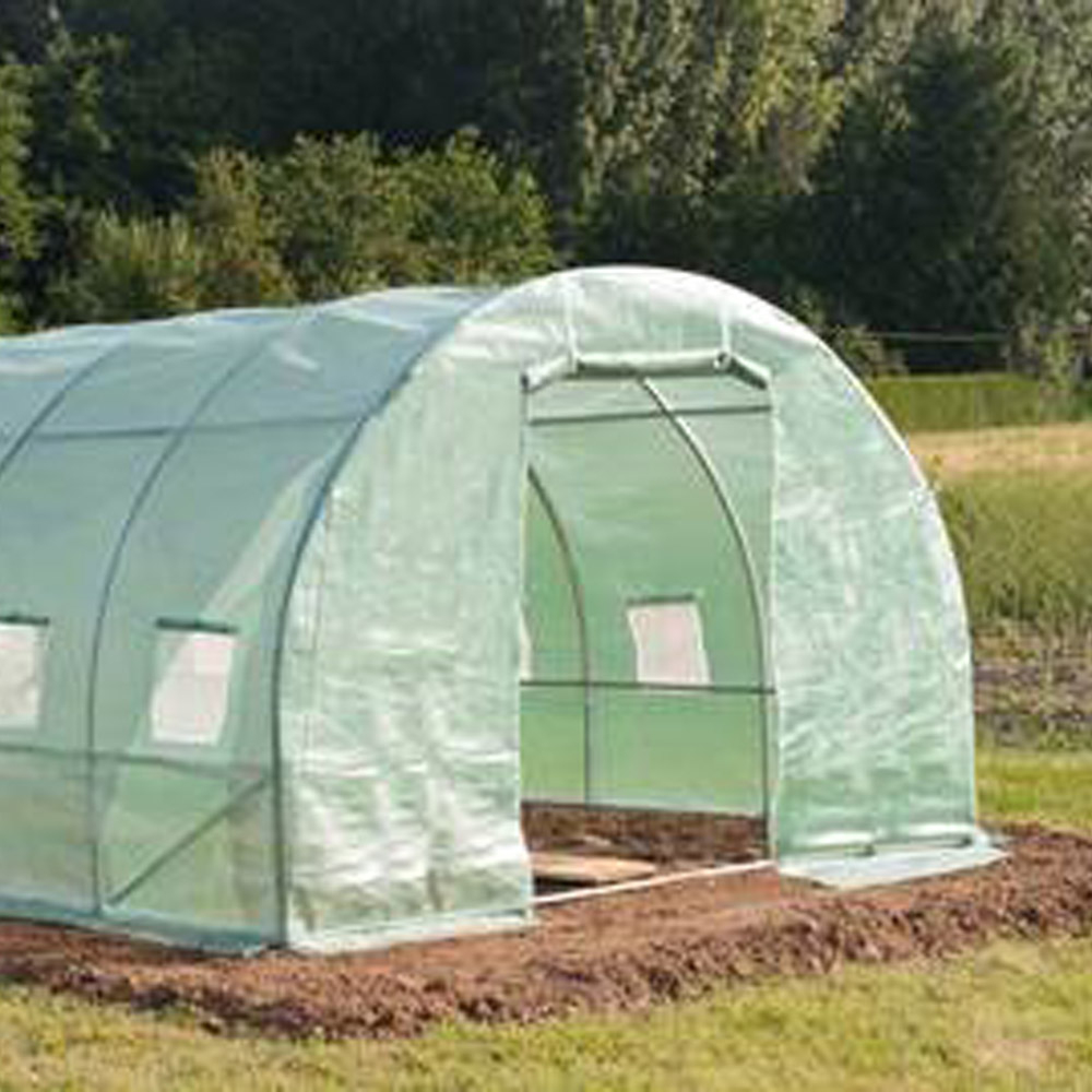 Serre 3 X 8 M. 24M² - Jardin - Ducatillon avec Baches De Serre Tunnel De 5 Mâ² Habrita