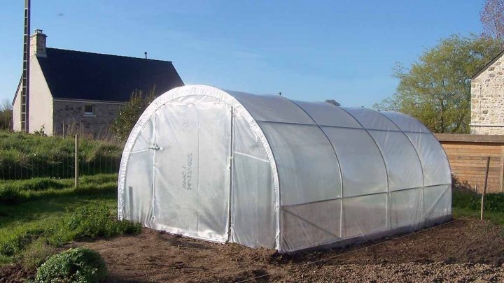 Serre Tunnel 3X9M Ø25 concernant Baches De Serre Tunnel De 5 Mâ² Habrita