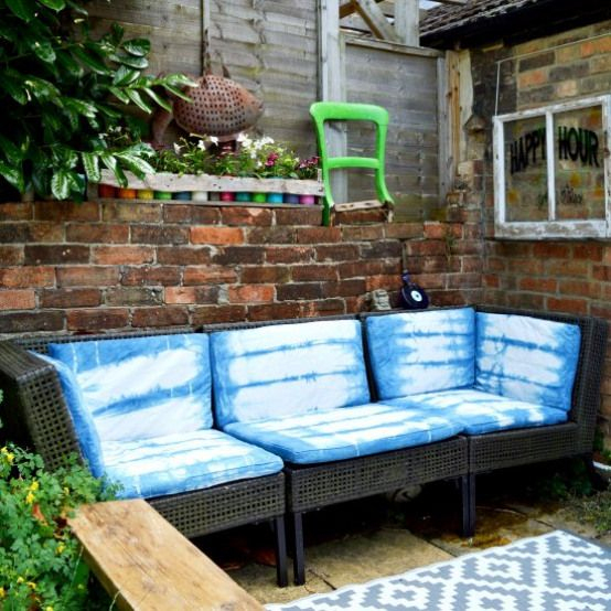 Shibori Dyed Ikea Ammero Sofa. Give Your Outdoor Sofa A concernant Ammero Ikea Shibori Dyed Ikea Ammero Sofa. Give Your Outdoor Sofa A concernant Ammero Ikea