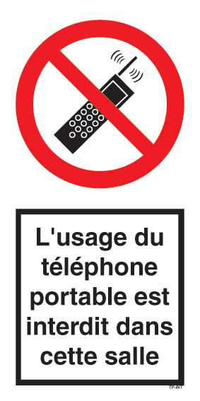 Signal D'Interdiction De Telephone Portable (Cellulaire concernant Affiche Wc Hors Service Gratuites A Imprimer