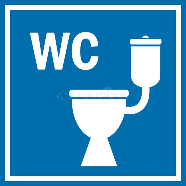 Signe De Toilette Illustration De Vecteur. Illustration Du pour Toilette Hors Service
