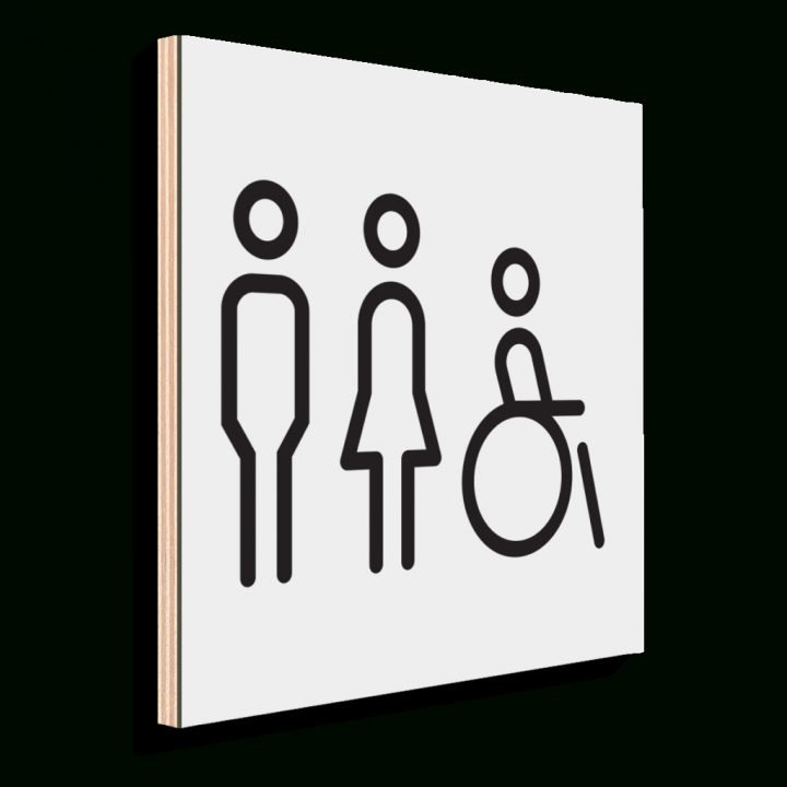 Simon Denis Signalisation Toilette Mixte – Handicapée tout Signaletique Toillettes Filles