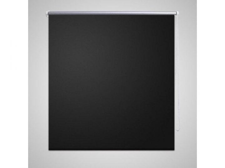 Store Enrouleur Noir Occultant 100 X 230 Cm Fenêtre Rideau avec Pare Vue Roulant
