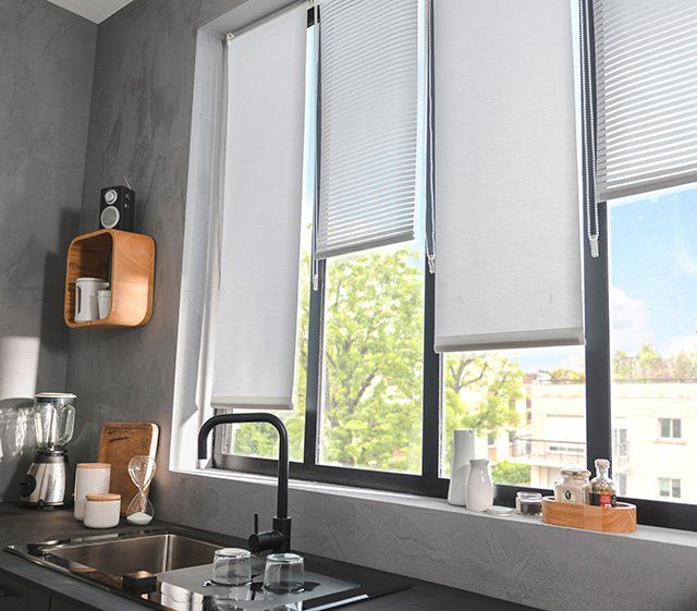 Stores Occulants Et Ajourés Blancs – Castorama | Store serapportantà Rideau Castorama