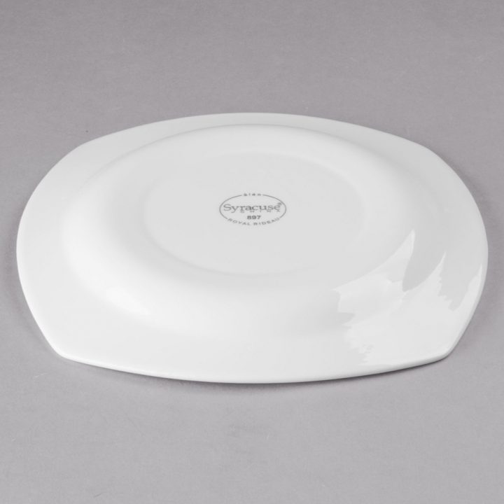 Syracuse China 905437897 Elan 9" Square Royal Rideau White destiné Rideau Plate Syracuse China 905437897 Elan 9" Square Royal Rideau White destiné Rideau Plate