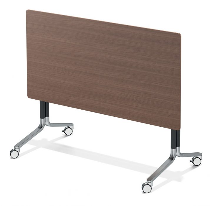 Table De Réunion Pliante À Roulettes Temo Fliptop By tout Ikea Table De Salle Pliante